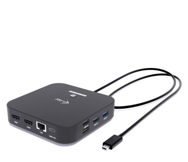 I-TEC USB-C Dual HDMI Dock Power Delivery 100W + Charger 100W C31DUALHDMIDPD100 - 1349210 - zdjęcie 2